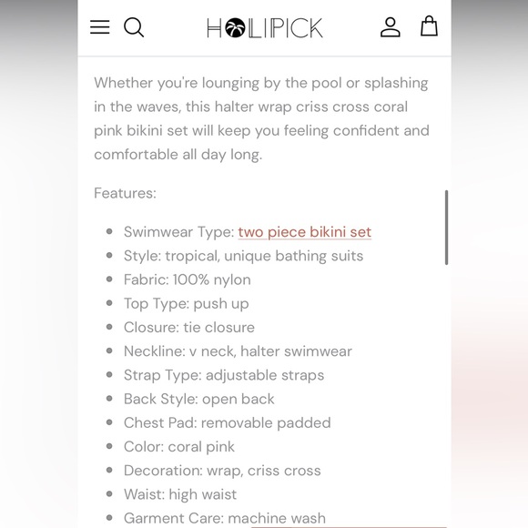 Holipick Wrap Bikini - Picture 9 of 10